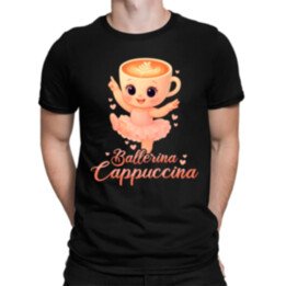 Ballerina Cappuccina Baby V2 - Italian Brainrot - balerína šálka - pánske tričko s potlačou