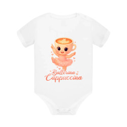 Ballerina Cappuccina Baby V2 - Italian Brainrot - balerína šálka  - body s potlačou