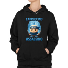 Cappuccino Assassino Baby - Italian Brainrot - ninja kelímok  - dámska mikina s potlačou