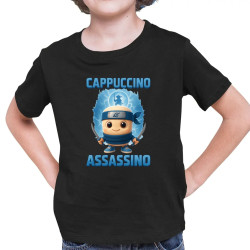 Cappuccino Assassino Baby - Italian Brainrot - ninja kelímok - detské tričko s potlačou