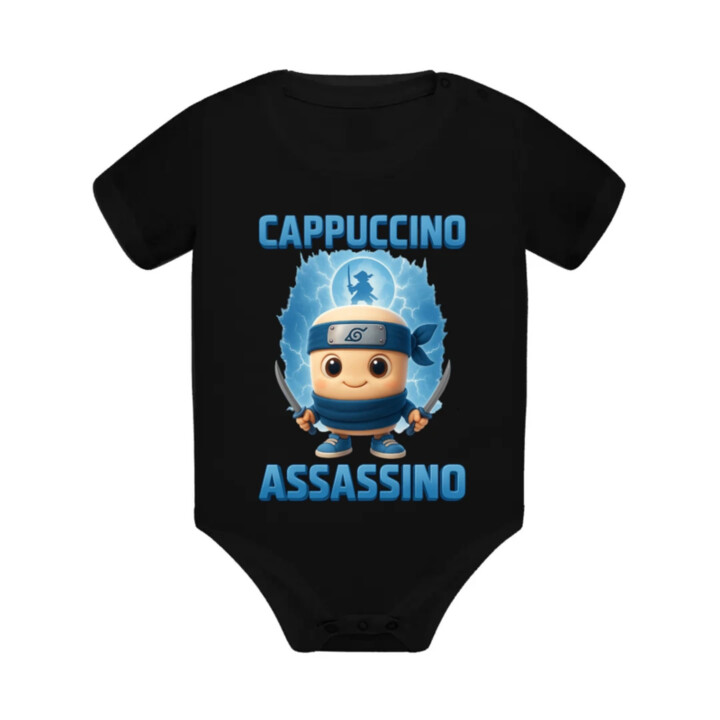 Cappuccino Assassino Baby - Italian Brainrot - ninja kelímok  - body s potlačou
