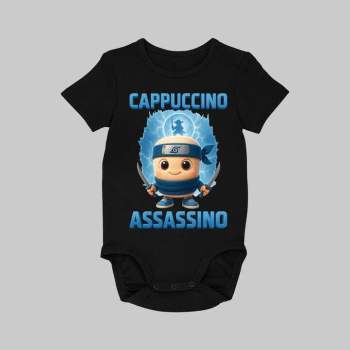 Cappuccino Assassino Baby - Italian Brainrot - ninja kelímok  - body s potlačou