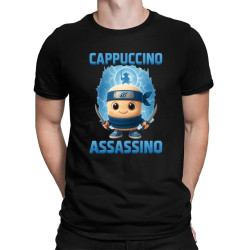 Cappuccino Assassino Baby - Italian Brainrot - ninja kelímok - pánske tričko s potlačou