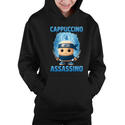 Cappuccino Assassino Baby - Italian Brainrot - ninja kelímok - detská mikina s kapucňou