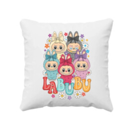 Bábiky Bubu - rôzne farby - vankúš s potlačou pro fanoušky Labubu