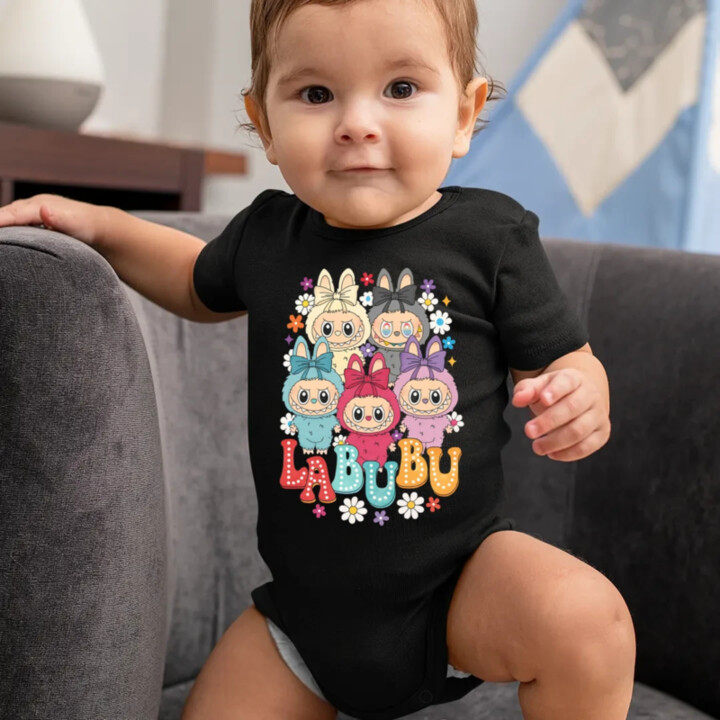 Bábiky Bubu - rôzne farby  - body s potlačou pro fanoušky Labubu