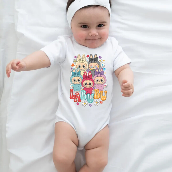 Bábiky Bubu - rôzne farby  - body s potlačou pro fanoušky Labubu