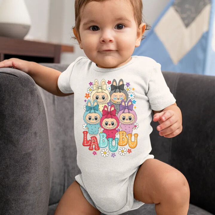 Bábiky Bubu - rôzne farby  - body s potlačou pro fanoušky Labubu