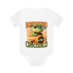 Baby Bombardino Crocodilo - Italian Brainrot - krokodíl bombardér  - body s potlačou