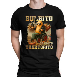 Bulbito bandito traktorito - zemiak traktorista bandita - Italian Brainrot - pánske tričko s potlačou