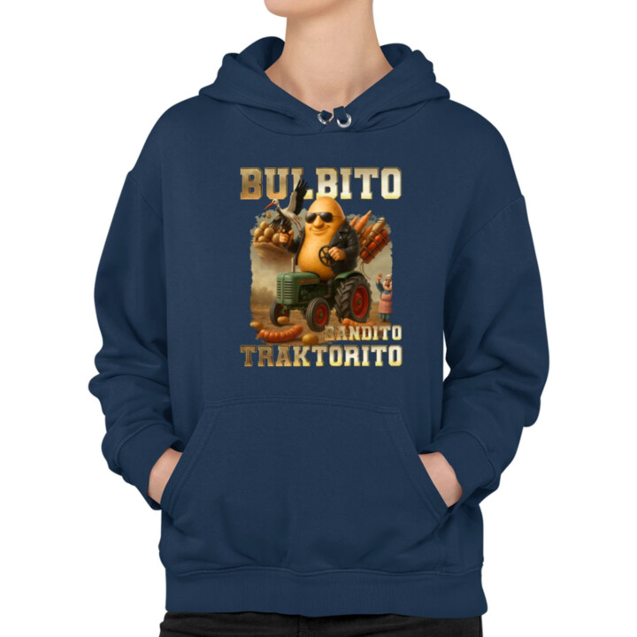 Bulbito bandito traktorito - zemiak traktorista bandita - Italian Brainrot  - dámska mikina s potlačou
