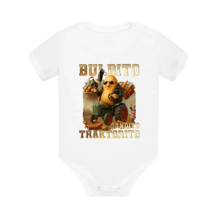 Bulbito bandito traktorito - zemiak traktorista bandita - Italian Brainrot  - body s potlačou