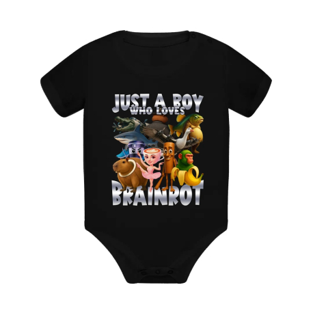 Just a boy who loves brainrot  - body s potlačou