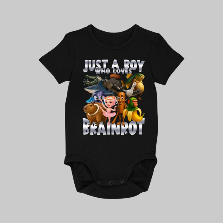Just a boy who loves brainrot  - body s potlačou