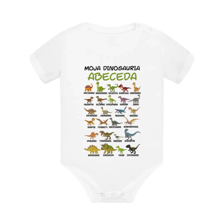 Moja dinosauria abeceda  - body s potlačou