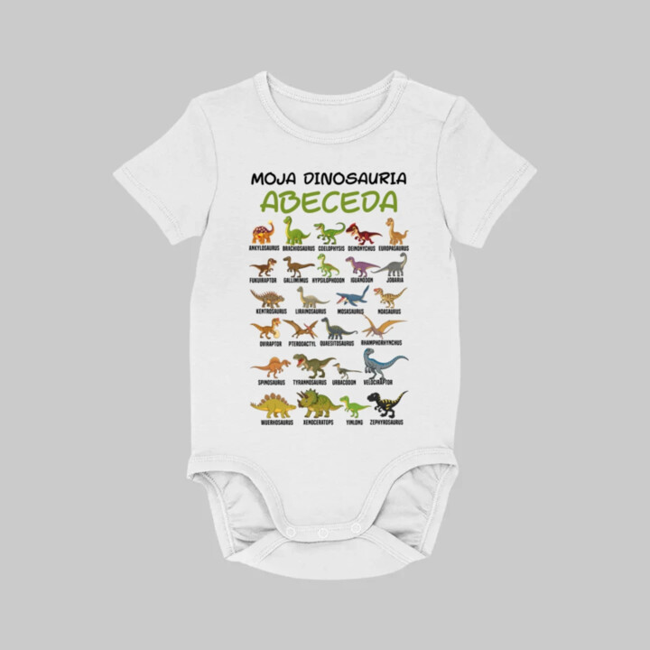 Moja dinosauria abeceda  - body s potlačou