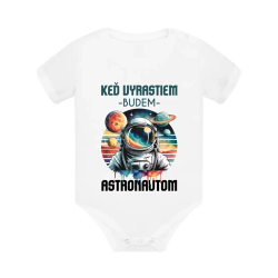 Keď vyrastiem, budem astronautom.  - body s potlačou