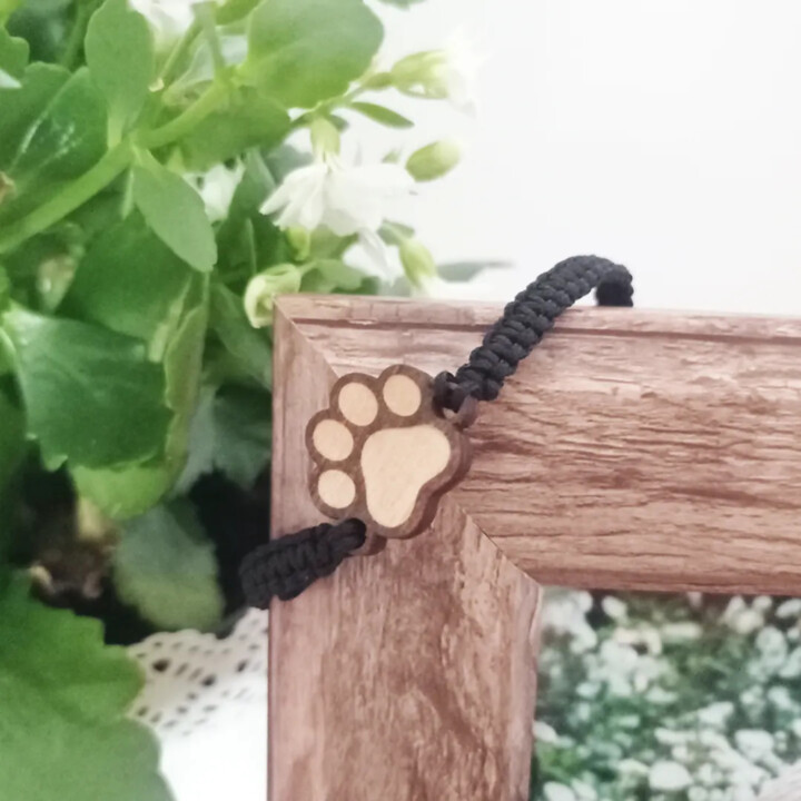 Horské štíty – drevený náramok s gravírovaním