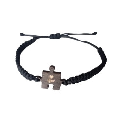 Skládačka – drevený náramok s gravírovaním - personalizovaný produkt