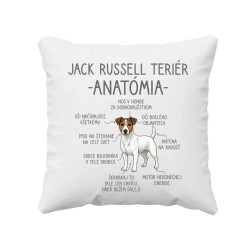 Jack Russell teriér – anatómia - vankúš s potlačou