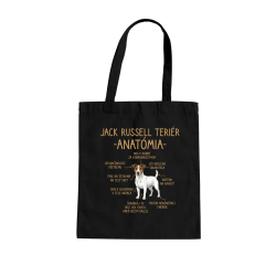 Jack Russell teriér – anatómia - taška s potlačou