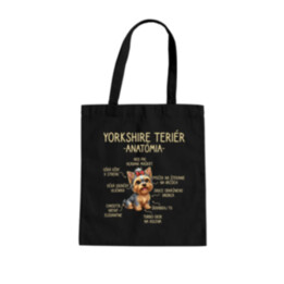 Yorkshire teriér – anatómia - taška s potlačou