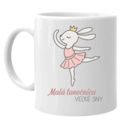 Malá tanečnica, veľké sny - keramický hrnček s potlačou
