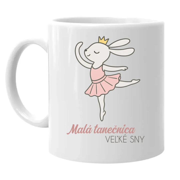 Malá tanečnica, veľké sny - keramický hrnček s potlačou
