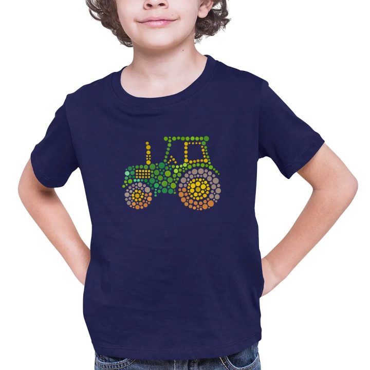 Traktor - deň bodky - detské tričko s potlačou