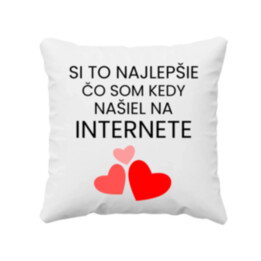 Si to najlepšie, čo som kedy našiel na internete - vankúš s potlačou