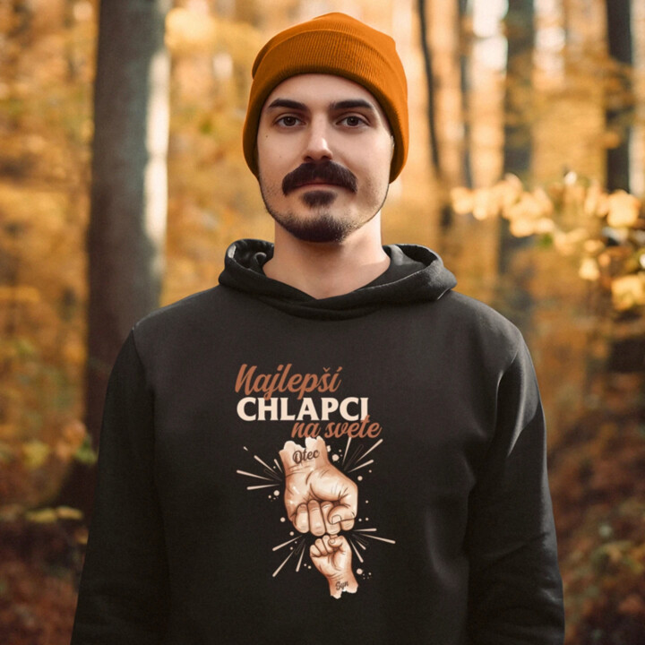 Najlepší chlapci na svete  - pánska mikina s potlačou