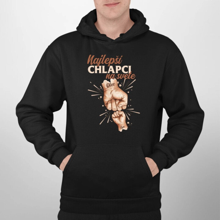 Najlepší chlapci na svete  - pánska mikina s potlačou
