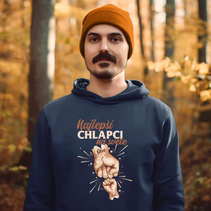 Najlepší chlapci na svete  - pánska mikina s potlačou