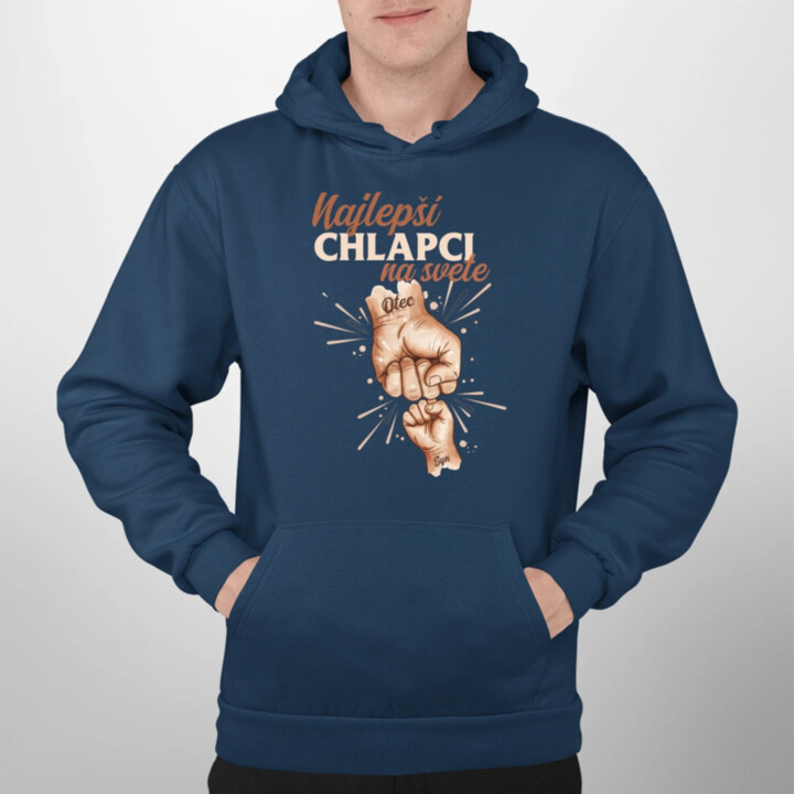 Najlepší chlapci na svete  - pánska mikina s potlačou