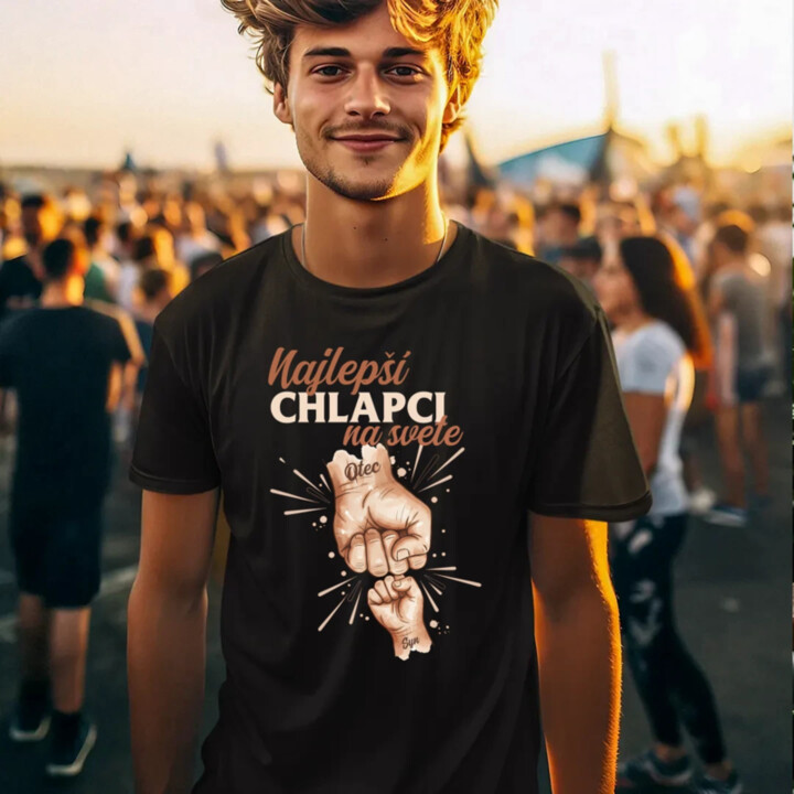 Najlepší chlapci na svete - pánske tričko s potlačou
