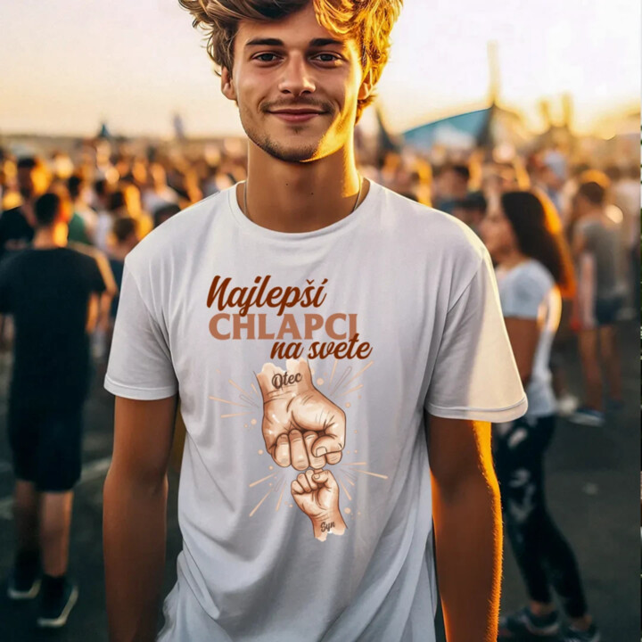 Najlepší chlapci na svete - pánske tričko s potlačou