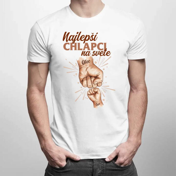 Najlepší chlapci na svete - pánske tričko s potlačou