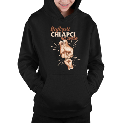 Najlepší chlapci na svete - detská mikina s kapucňou