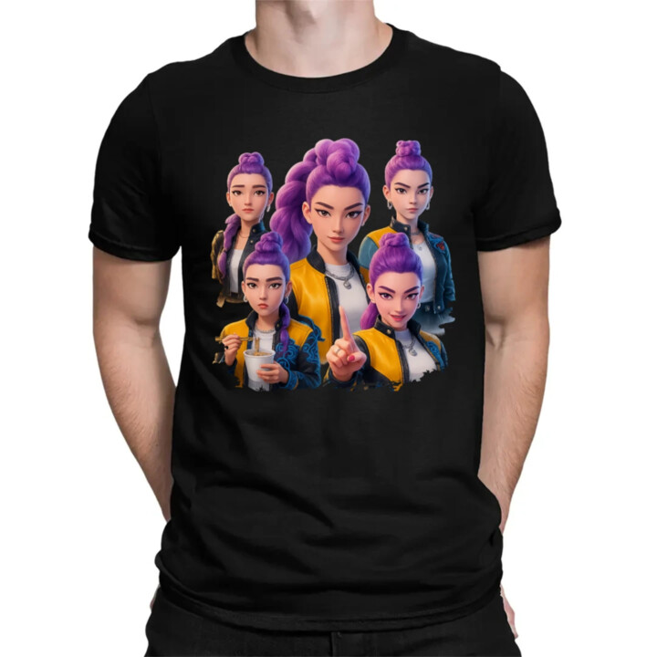Rumi - pre fanúšikov Rumi Huntrix Kpop Demon Hunters - pánske tričko s potlačou