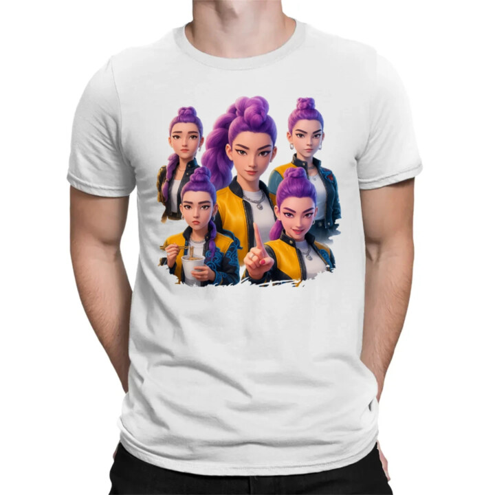 Rumi - pre fanúšikov Rumi Huntrix Kpop Demon Hunters - pánske tričko s potlačou