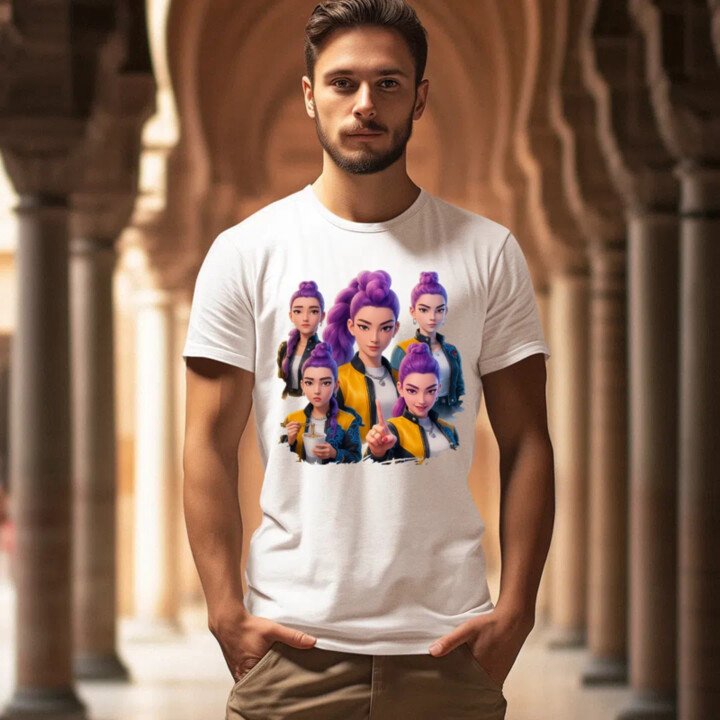 Rumi - pre fanúšikov Rumi Huntrix Kpop Demon Hunters - pánske tričko s potlačou