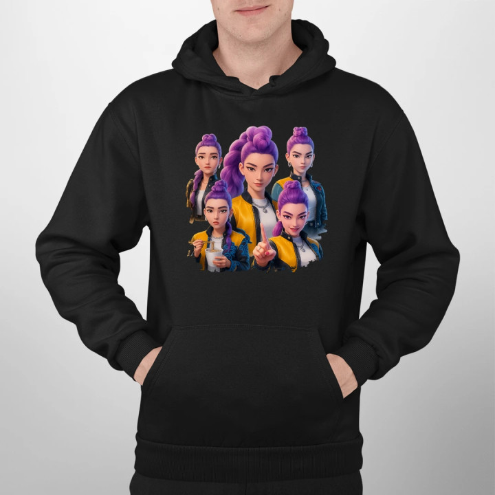 Rumi - pre fanúšikov Rumi Huntrix Kpop Demon Hunters  - pánska mikina s potlačou