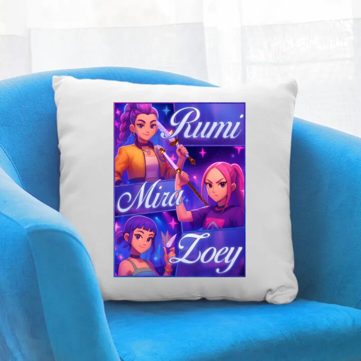 Rumi, Mira a Zoey - vankúš s potlačou