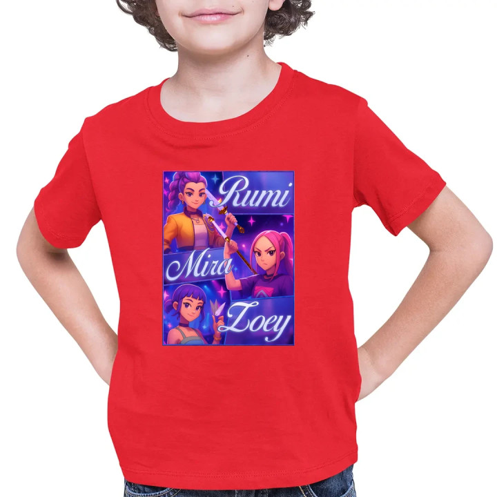 Rumi, Mira a Zoey - detské tričko s potlačou