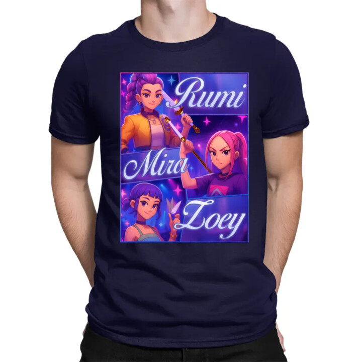 Rumi, Mira a Zoey - pánske tričko s potlačou