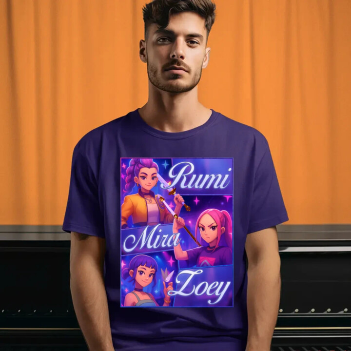 Rumi, Mira a Zoey - pánske tričko s potlačou