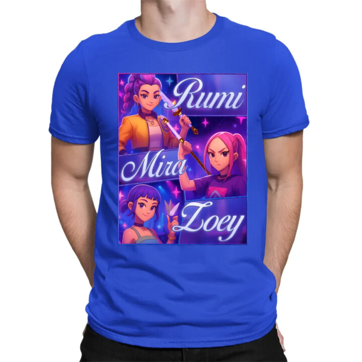 Rumi, Mira a Zoey - pánske tričko s potlačou