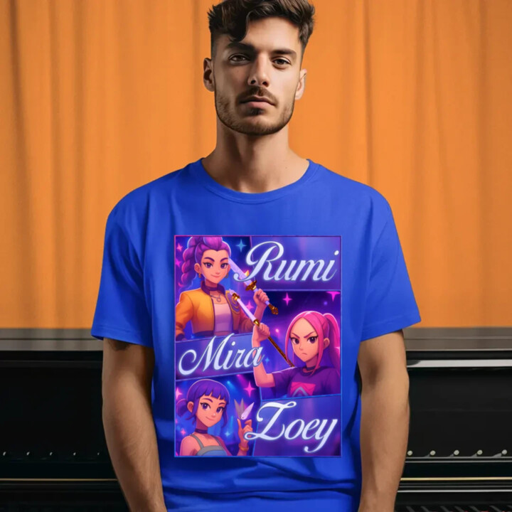Rumi, Mira a Zoey - pánske tričko s potlačou