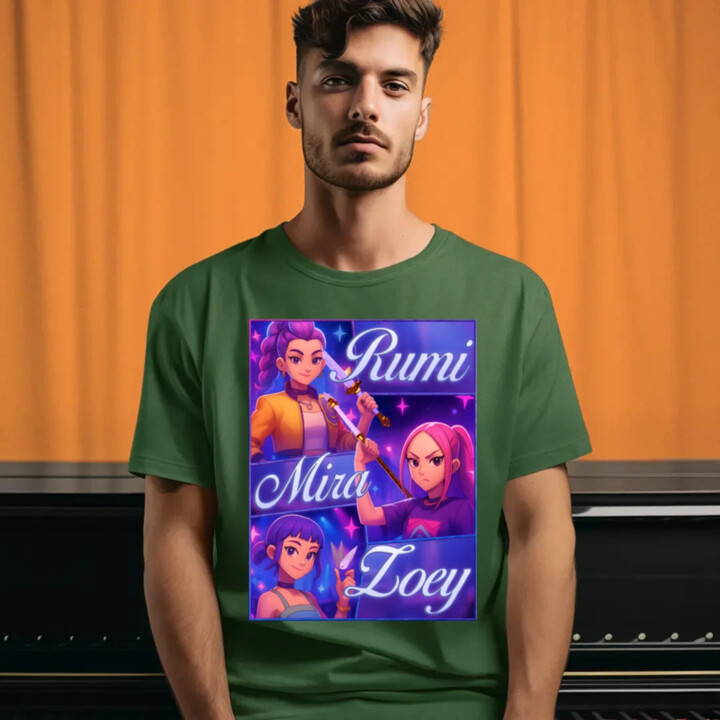 Rumi, Mira a Zoey - pánske tričko s potlačou