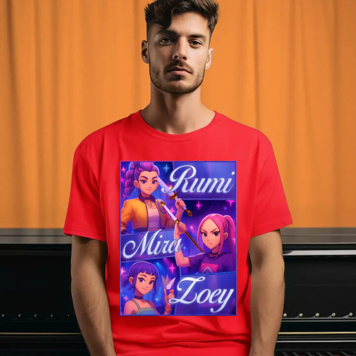Rumi, Mira a Zoey - pánske tričko s potlačou